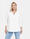 Samoon Fine 3/4 sleeve blouse - white (09600)