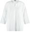 Samoon Fine 3/4 sleeve blouse - white (09600)