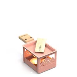 Cookut Raclette appliance with single candle - pink (Rose)