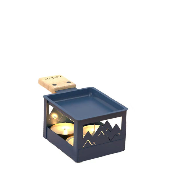 Cookut Raclette appliance with single candle - blue (Bleu)