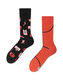 Many Mornings Socks - Slam Dunk - orange (00)