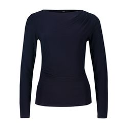 Zero  Shirt with boat neckline - blue (8541)