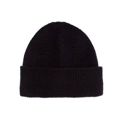 Zero Mütze mit Wolle - schwarz (9105)