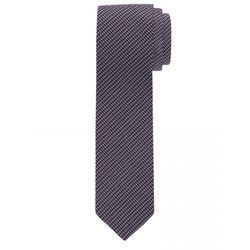 Olymp Krawatte Slim 6,5 Cm - lila/blau (38)