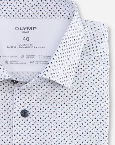 Olymp Businesshemd : Modern Fit - grün (45)