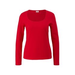 s.Oliver Black Label Long sleeve in cotton-modal mix   - red (3125)
