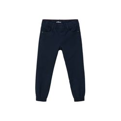 s.Oliver Red Label Pelle : pantalon en sergé style jogging   - bleu (5952)