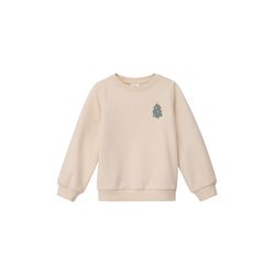 s.Oliver Red Label Sweatshirt with Christmas motif  - beige (0805)