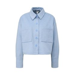 Q/S designed by Flannel overshirt  - blue (5327)