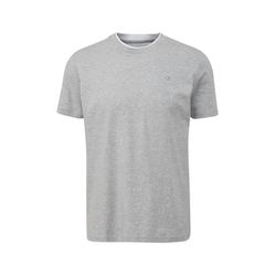 Q/S designed by T-shirt à col roulé superposé   - gris (94L0)