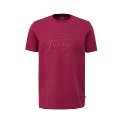 Q/S designed by T-shirt en coton avec broderie - rose (44L0)