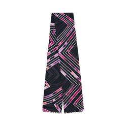 comma Scarf with all-over print   - black (99E0)