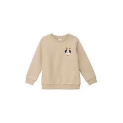 s.Oliver Red Label Sweatshirt with Christmas motif   - beige (8120)