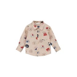s.Oliver Red Label Regular: Shirt with all-over print  - beige (81A4)