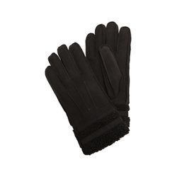 s.Oliver Red Label Finger Gloves with Teddy Plush  - black (9999)