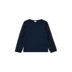 s.Oliver Red Label T-Shirt manches longues en mesh - bleu (5952)
