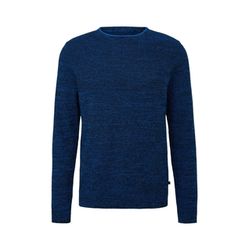 Q/S designed by Strickpullover aus reiner Baumwolle - blau (55W0)