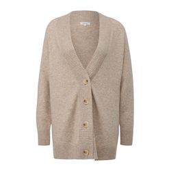s.Oliver Red Label Long cardigan made of wool mix - beige (82W2)