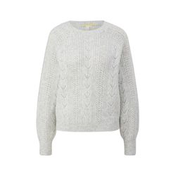 Q/S designed by Jumper with knitted pattern  - beige (07W0)