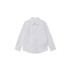 s.Oliver Red Label Shirt with all-over print  - white (01B0)