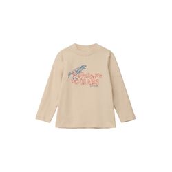 s.Oliver Red Label T-Shirt manches longues avec col ras du cou  - beige (8120)