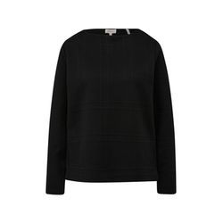 s.Oliver Red Label Sweatshirt with pattern structure  - black (9999)