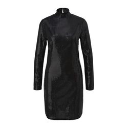 Q/S designed by Jerseykleid mit Pailletten - schwarz (9999)