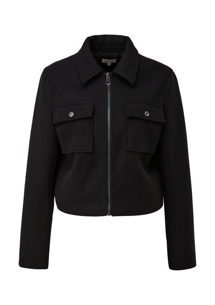 s.Oliver Red Label Interlock jersey jacket   - black (9999)