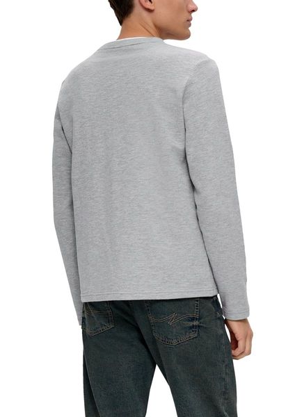 Q/S designed by Long sleeve with layering detail  - gray (9400)