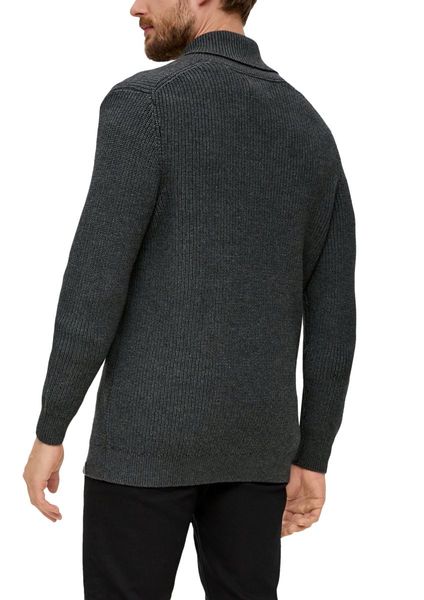 s.Oliver Red Label Knitted jumper with shawl collar   - gray (9823)