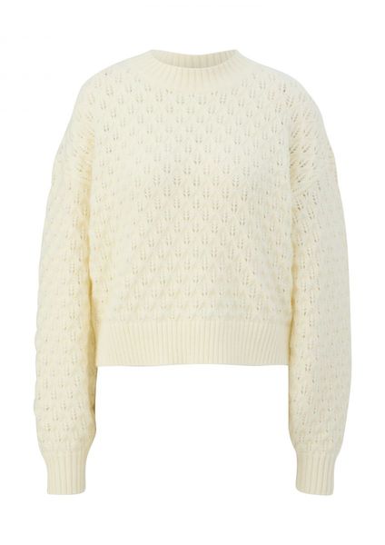 Q/S designed by Knitted sweater - beige (0700)