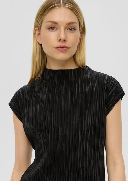 s.Oliver Red Label Pleated T-shirt - black (9999)