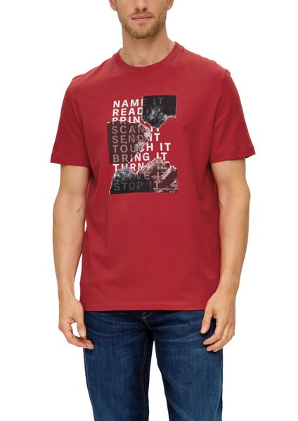 s.Oliver Red Label T-Shirt en jersey avec imprimé - rouge (31D1)