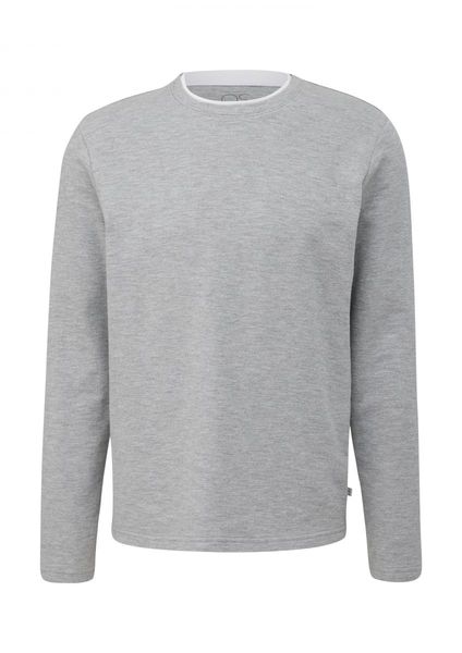 Q/S designed by Long sleeve with layering detail  - gray (9400)
