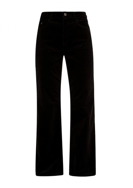 s.Oliver Red Label Slim: corduroy trousers - black (9999)