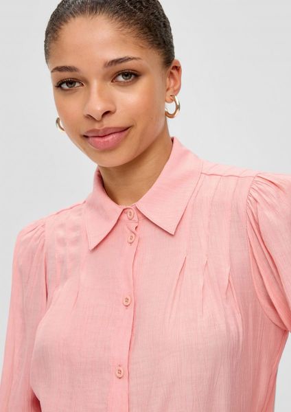 Q/S designed by Blouse with ruffles - pink (2013)