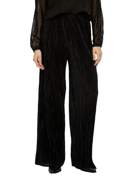 s.Oliver Red Label Regular: Trousers with pleats  - black (9999)