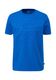 Q/S designed by T-shirt en coton avec broderie - bleu (55L0)
