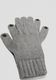 s.Oliver Red Label Cotton knitted gloves   - gray (9730)