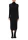 Q/S designed by Fine knit midi dress  - black (99W0)