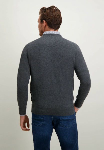 State of Art Pullover mit V-Ausschnitt - grau (9800)