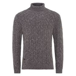 Camel active Knitted pullover in a comfortable cotton mix - gray (88)