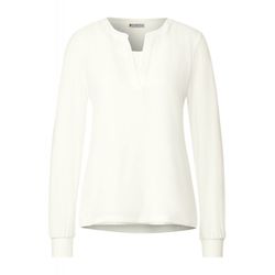 Street One Long-sleeved chiffon shirt - white (10108)