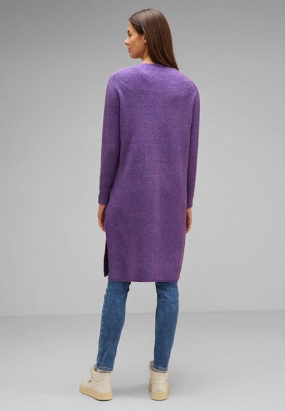 Street One Cardigan long chiné - violet (15482)