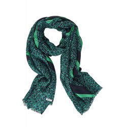 Cecil Modal scarf with print - green (35069)
