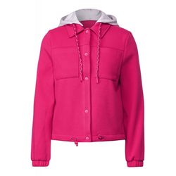 Cecil Overshirt with hood - pink (15068)