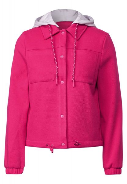 Cecil Overshirt with hood - pink (15068)