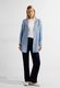 Cecil Open cardigan with wording - blue (34929)