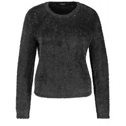 Taifun Sweater with glitter - black (01100)