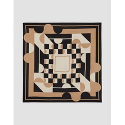 Opus Scarf - Aplissa scarf - black/beige (900)